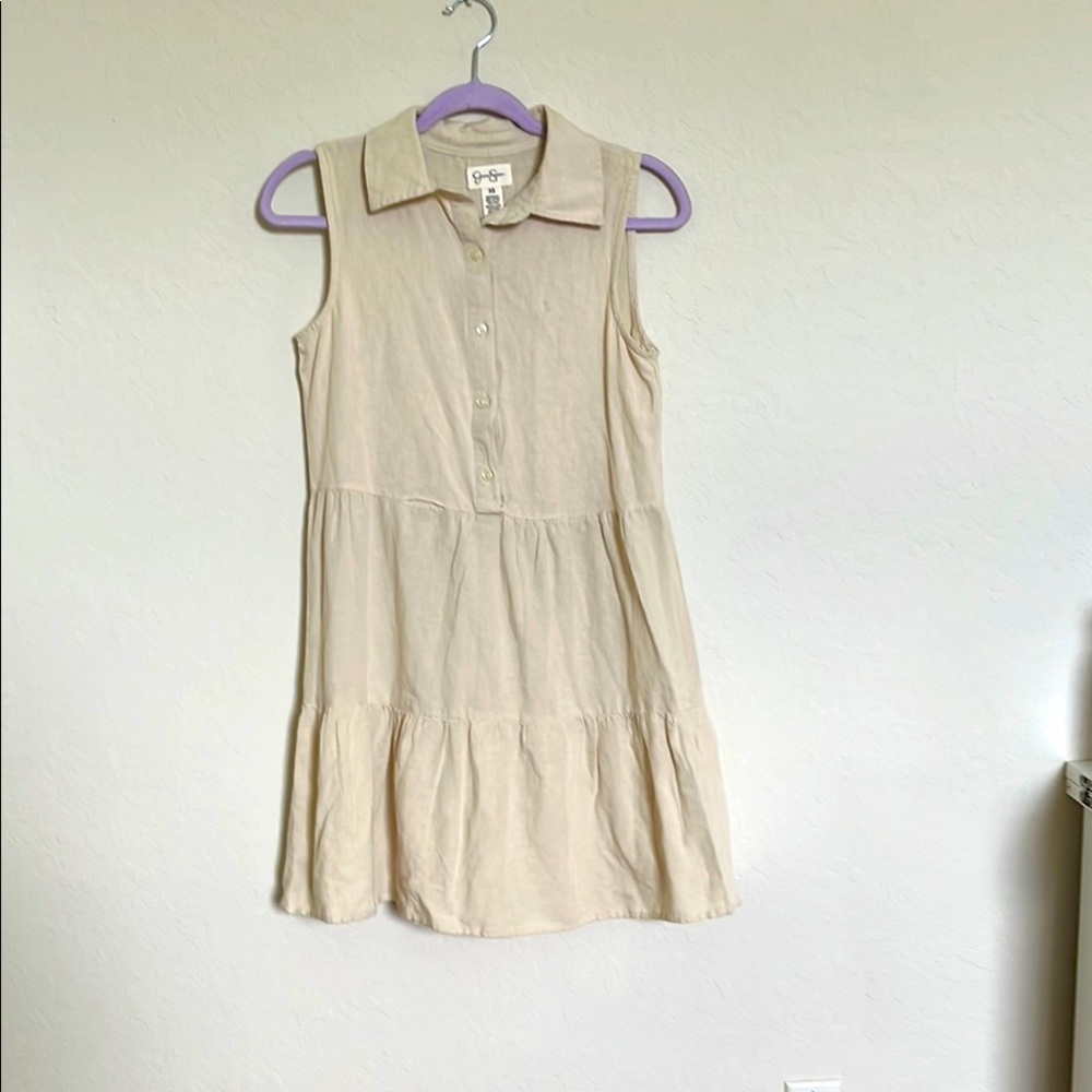 ✨Khaki Sleeveless Collared Dress✨